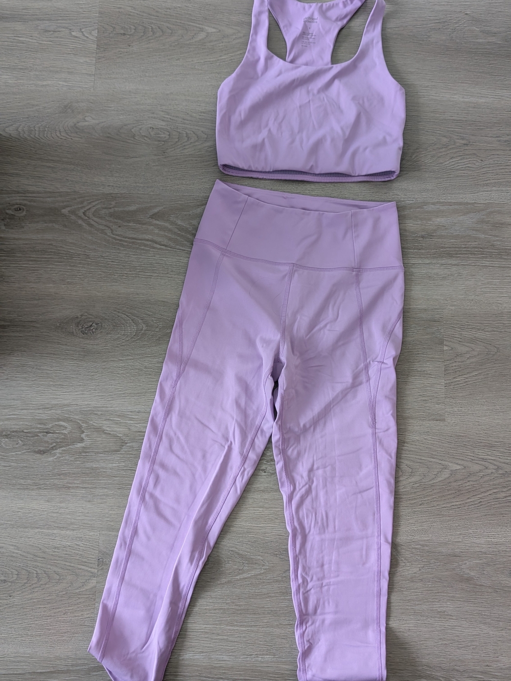 Pilates Princess Girlfriend Collective Lilac Set